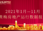 2021年1-11月黄梅县房地产市场运行情况
