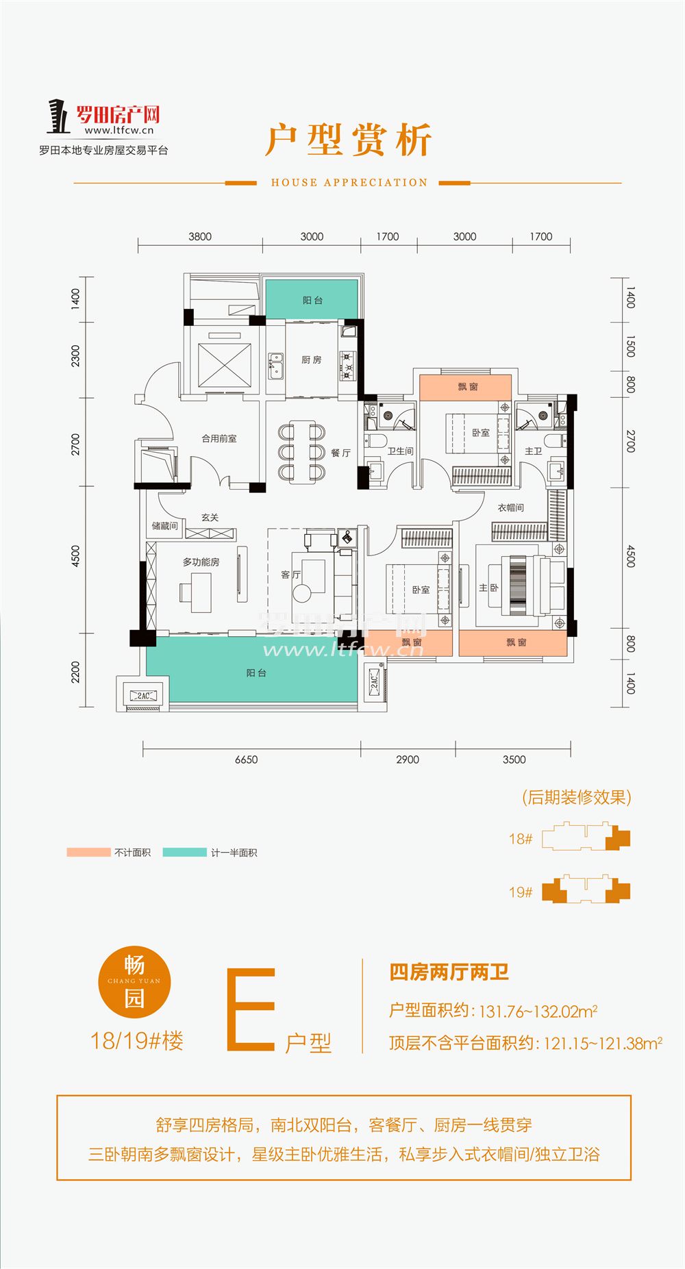 泰禾富•凤凰府二期E户型户型图