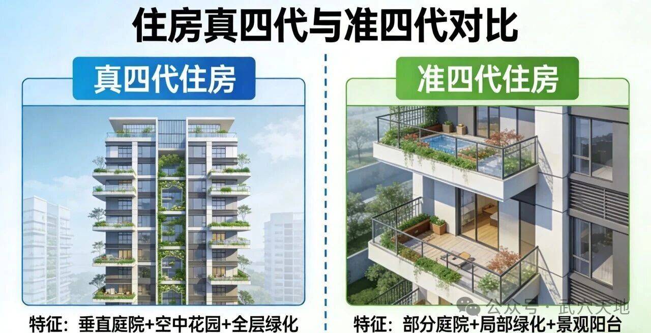 别再被“准四代”忽悠了！武穴人买四代住宅，先看懂这三点