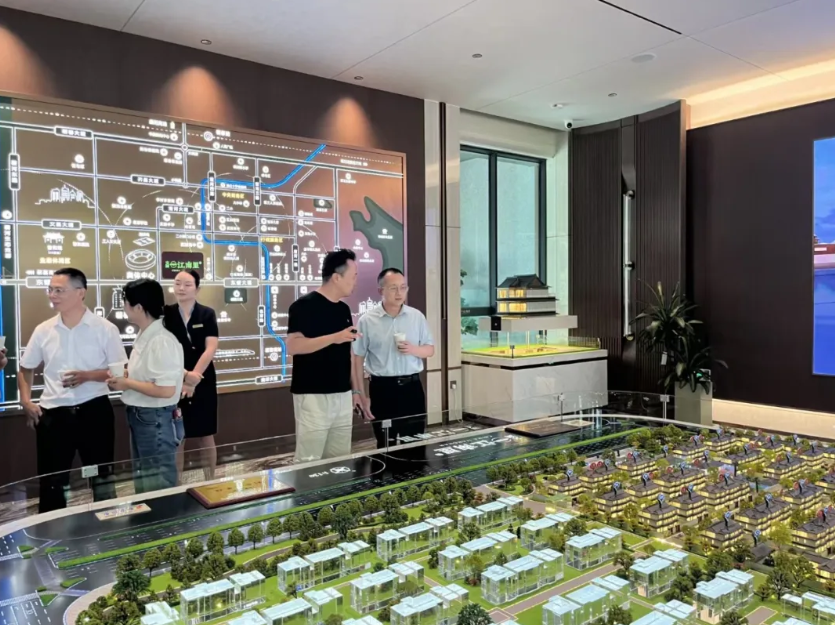共鉴院居典范｜市、县两级领导莅临文澜・江南里考察调研