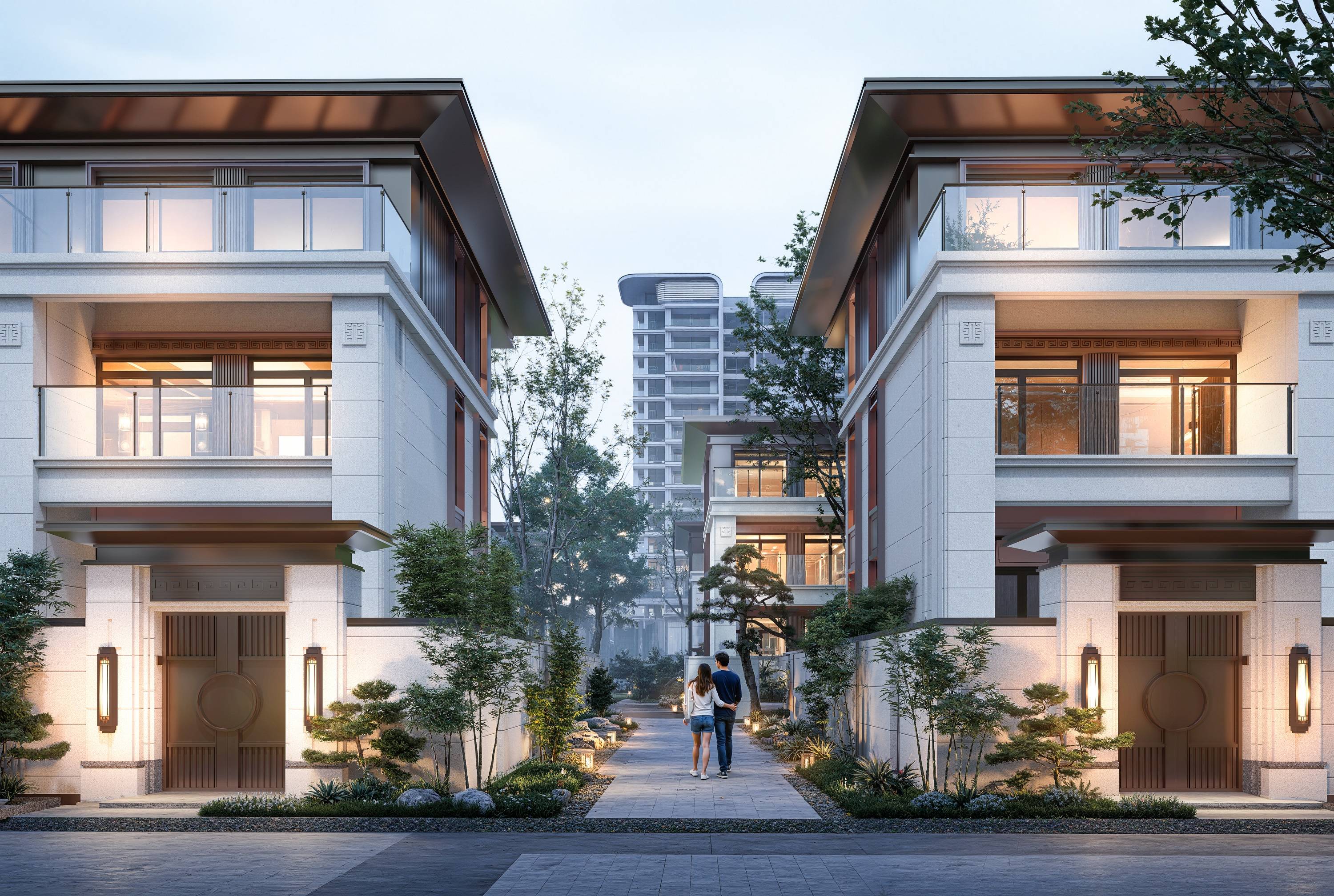 雲林・天宸府｜致武穴远见者：一场城芯低密墅居的入席邀约