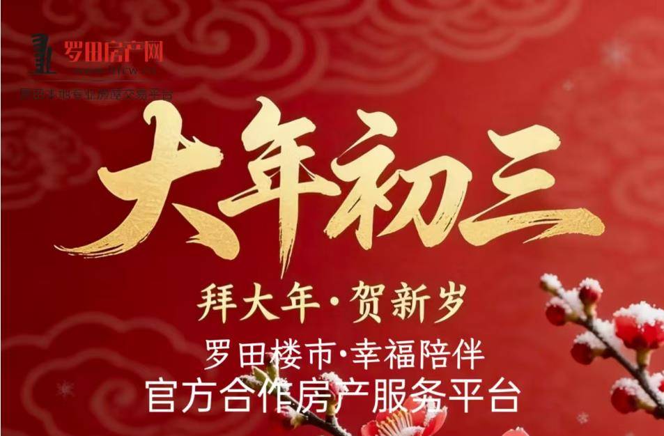 大年初三，拜大年·贺新岁！