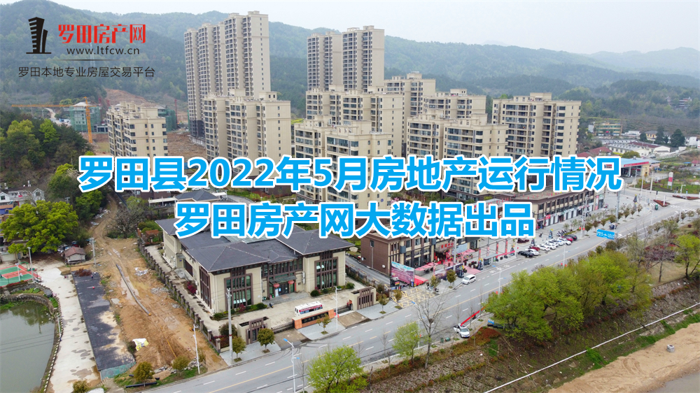 2022年5月罗田县房地产市场运行情况