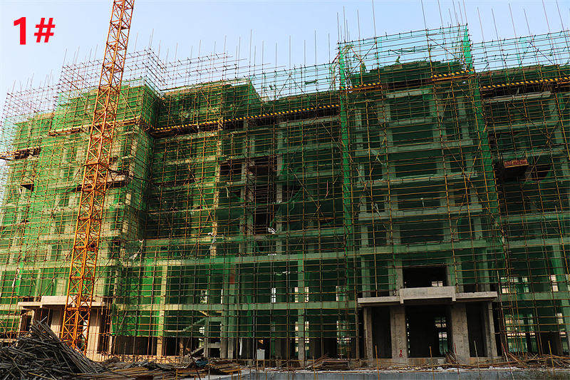 景江豪庭10月工程进度播报 | 1#楼建至第9层
