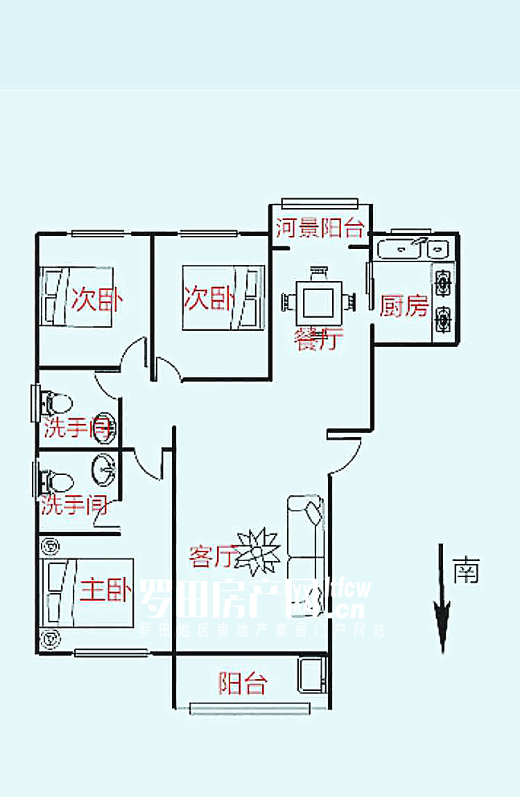 【远景不动产推荐】外滩一号三居室毛坯房出售