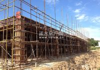 浠水上海花园8月最新工程进度
