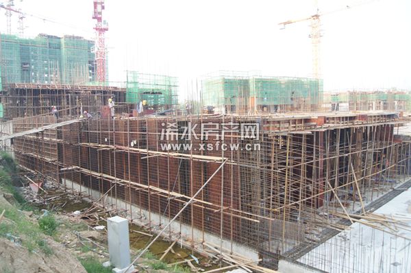 浠水金桂城9月最新工程进度 十月一日即将开盘
