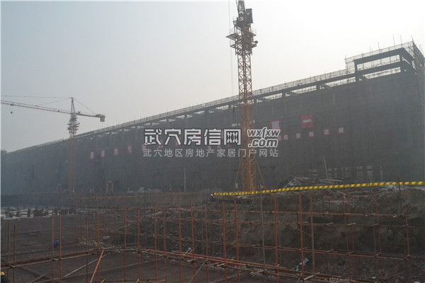 明惠广场12月6日工程进度-B区已完工