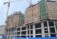 望江秀色8月份工程进度  住宅部分已建第7层