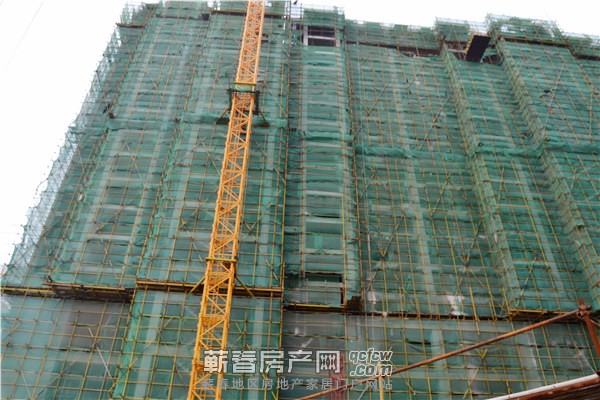 龙泉国际新城9月份工程进度 1#楼已建至17层