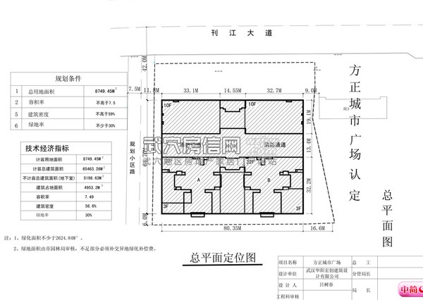 方正城市广场批前公示