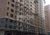中港华都12月最新工程进度 11#楼外墙施工中