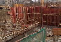 清华苑最新2月工程进度 钢筋板扎，地下一层即将完工...