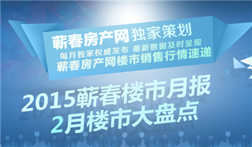 2015年蕲春楼市月报2月楼市动态大盘点