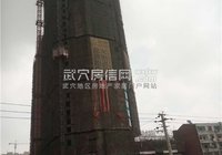 “长江名苑”9月份最新工程进度  内外墙施工中