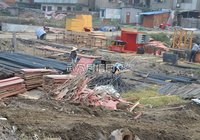 “鑫兴华城” 10月最新工程进度  地下基础施工