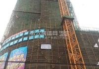 永宁商城  10月最新工程进度 外墙施工建设中