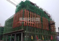 “鄂东.中心城”2月最新进度 1#楼底层施工