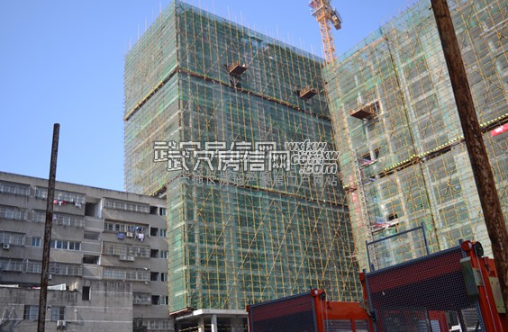 鑫兴华城6月最新工程进度  B1栋已建至24层