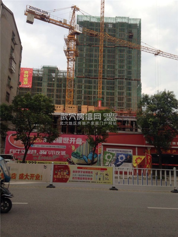 鑫兴华城 7月最新工程进度 B1栋已建至顶层