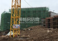 东方阳光城11月工程进度 营销中心框架完工