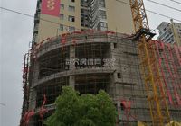 永宁商场 5月最新工程进度 商业部分内外墙建设中