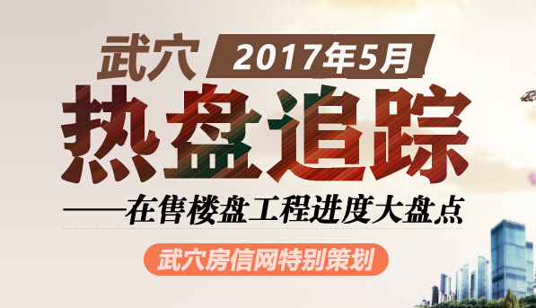 武穴2017年5月在售楼盘工程进度大盘点