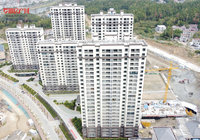 金东嘉苑9月工程进度：5栋楼都已经完成综收验收