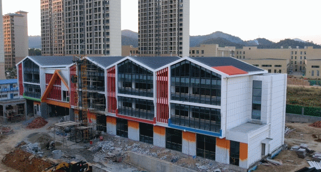 市第四幼儿园二部：项目主体已完工，预计11月底交付，瑞昌城东教育资源再升级！