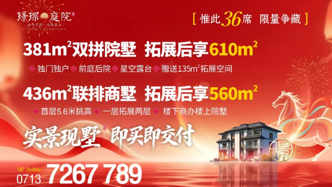 璟琛庭院·临街联排商墅私享天地 436㎡实得560㎡...