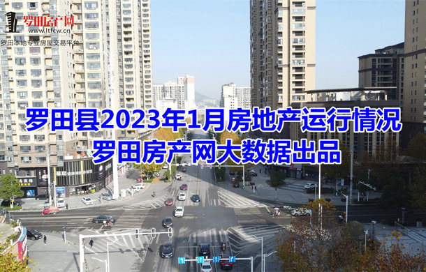 2023年1月罗田县房地产市场运行情况