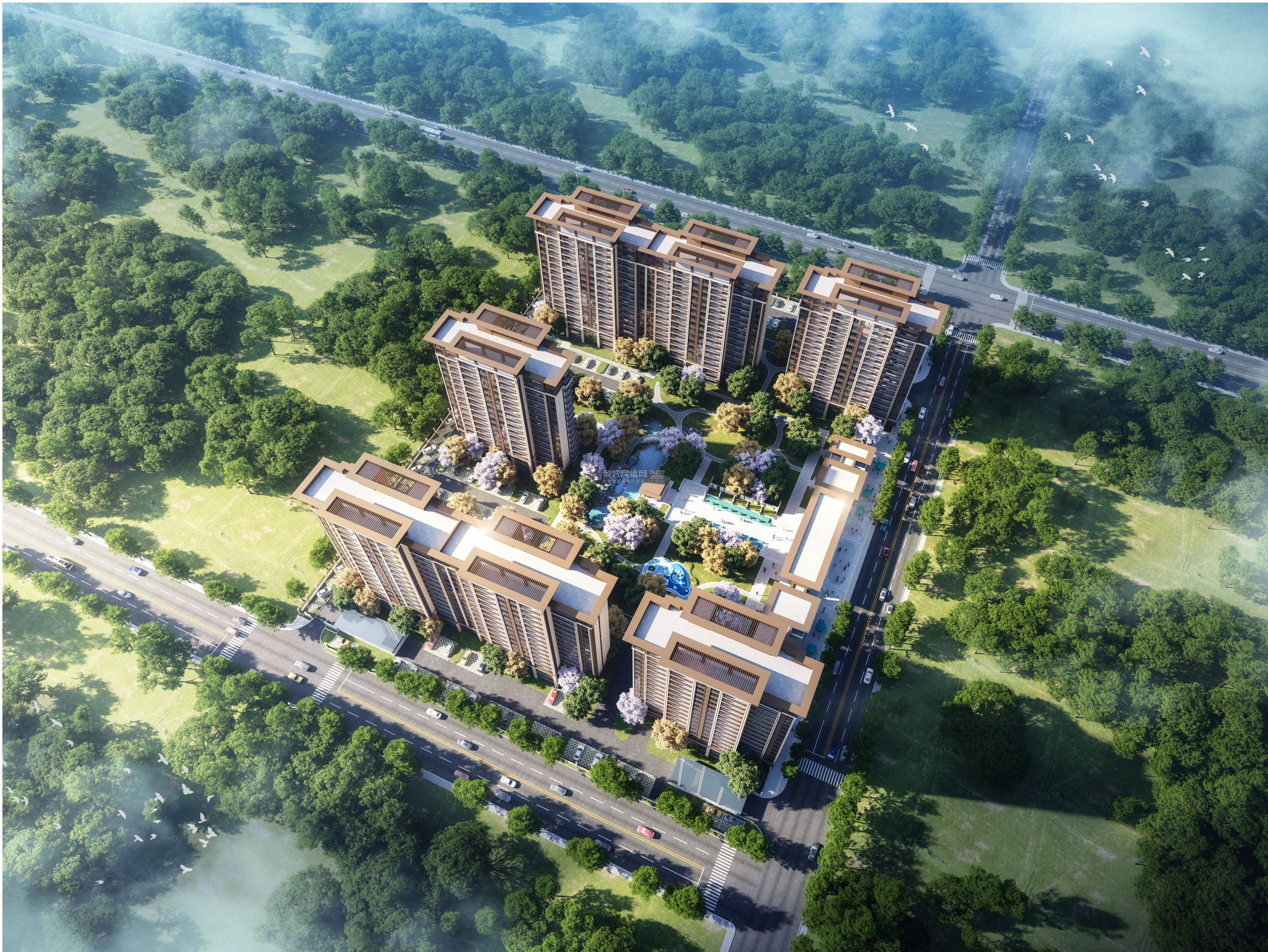 花桥首府鸟瞰图