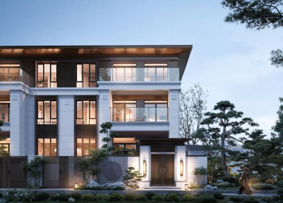 远观沉稳挺拔，近触细腻温润——雲林·天宸府的建筑美学