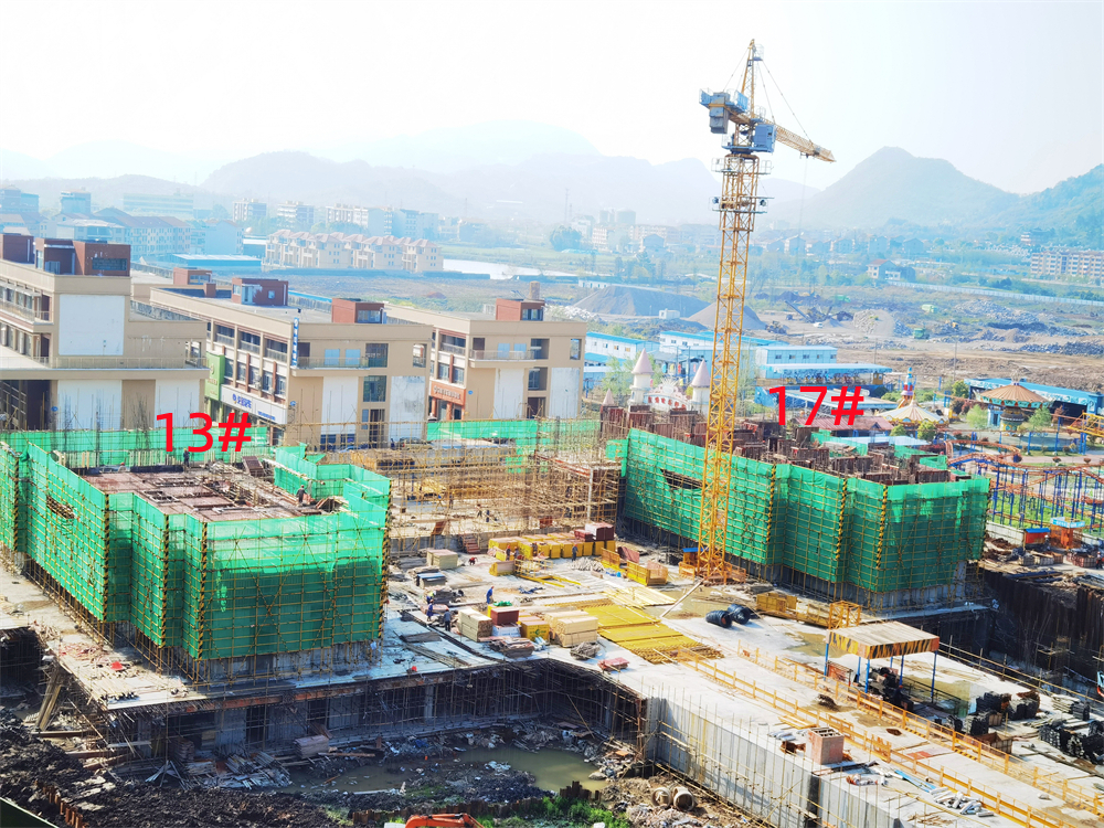广济府3月工程进度播报| 13#、17#楼主体结构建至3层