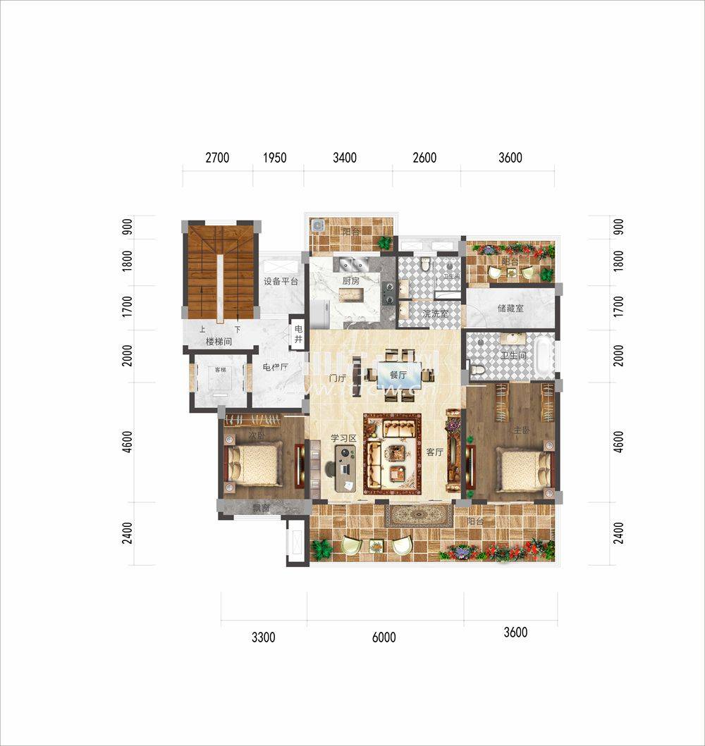 兰亭世家--住宅C户型