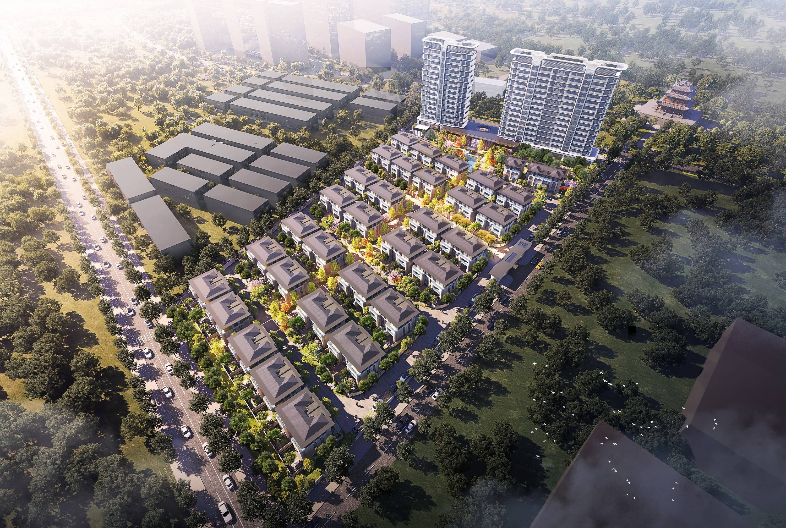 雲林·天宸府鸟瞰图